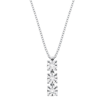 Daphne necklace with diamonds