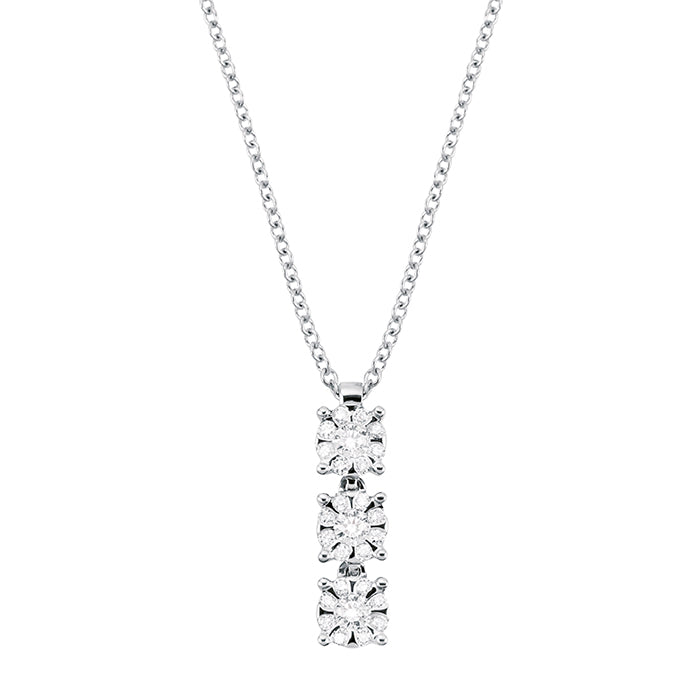 Daphne necklace with diamonds