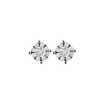 Daphne earrings with diamonds