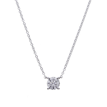 Daphne necklace with diamonds