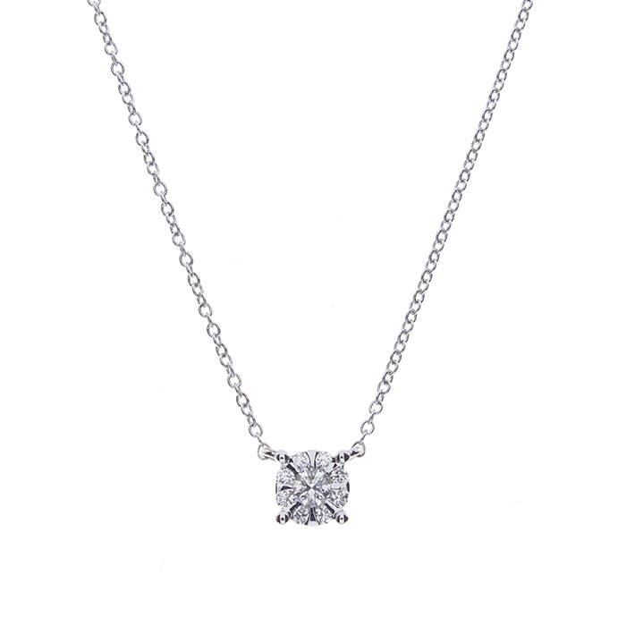 Daphne necklace with diamonds