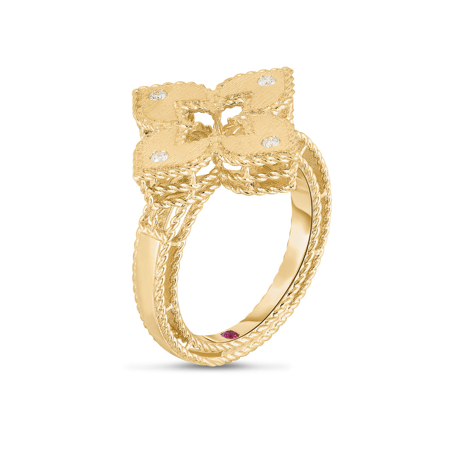 Venetian Princess ring with diamonds