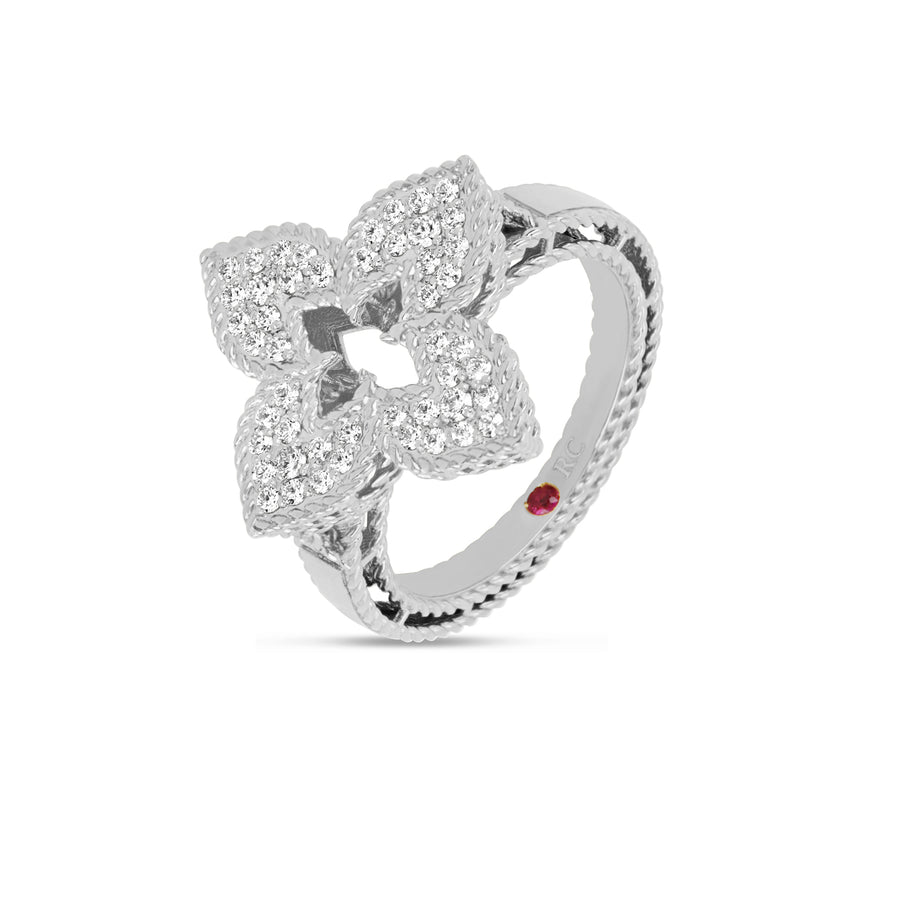 Venetian Princess ring with diamonds