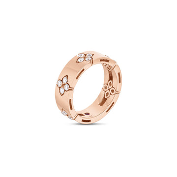 Love in Verona ring with diamonds