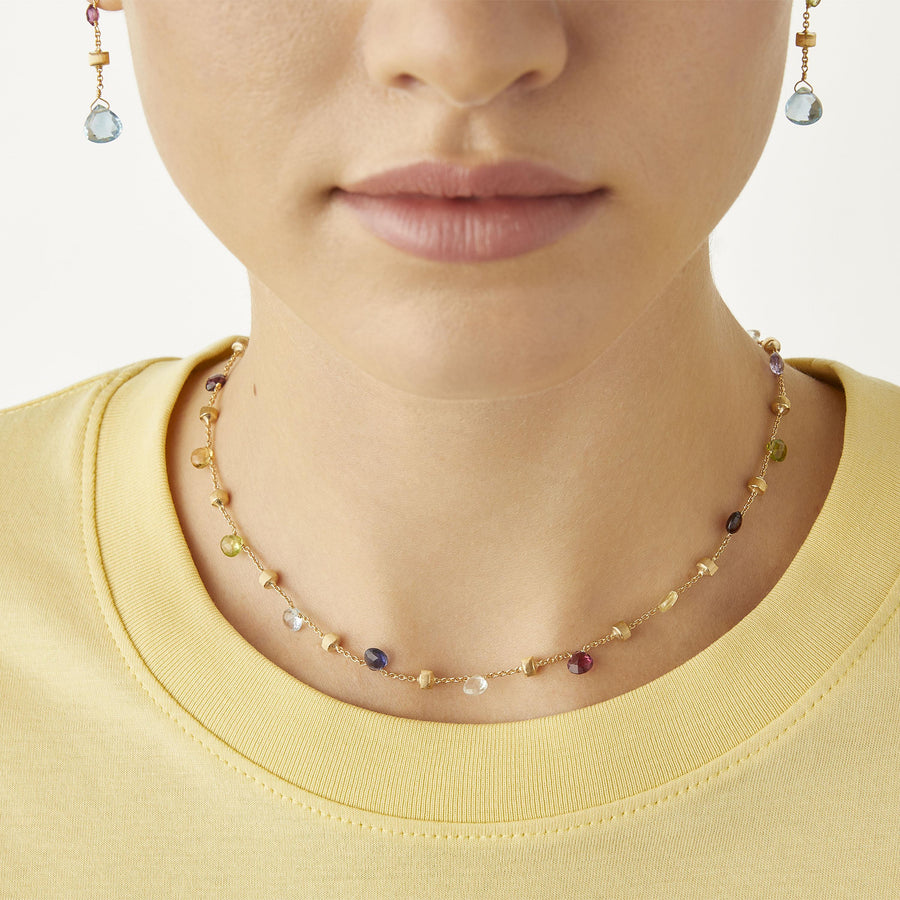 Multicoloured gemstone necklace - Howards Jewelers