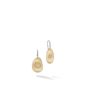 Lunaria diamond-studded earrings