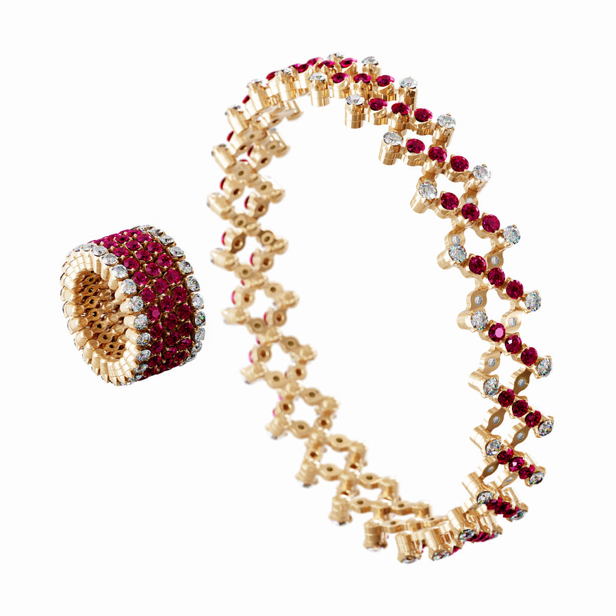 Serafino Consoli adjustable Ring-to-Bracelet