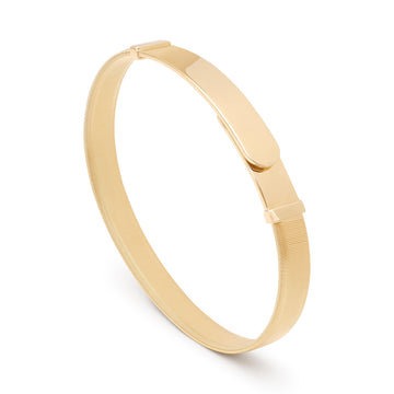 Masai 18K Yellow Gold Coil Large Bangle Bracelet