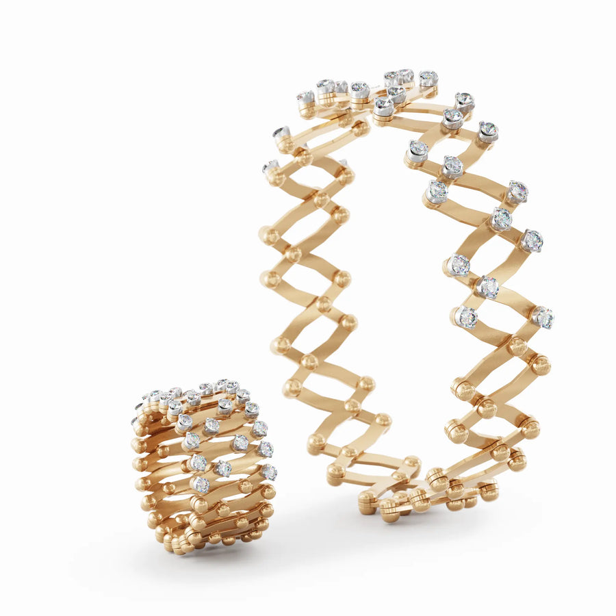 Serafino Consoli adjustable Ring-to-Bracelet