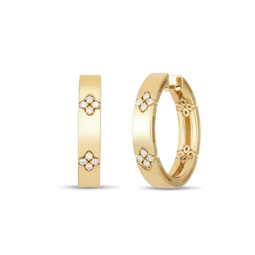 Love in Verona earrings with diamonds