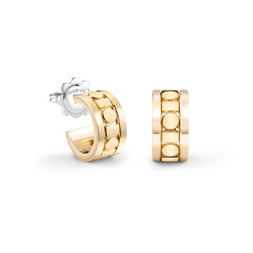 Belle Époque Reel yellow gold earrings