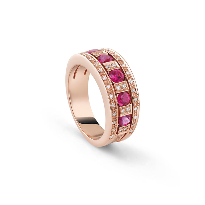 Diamonds and ruby ring