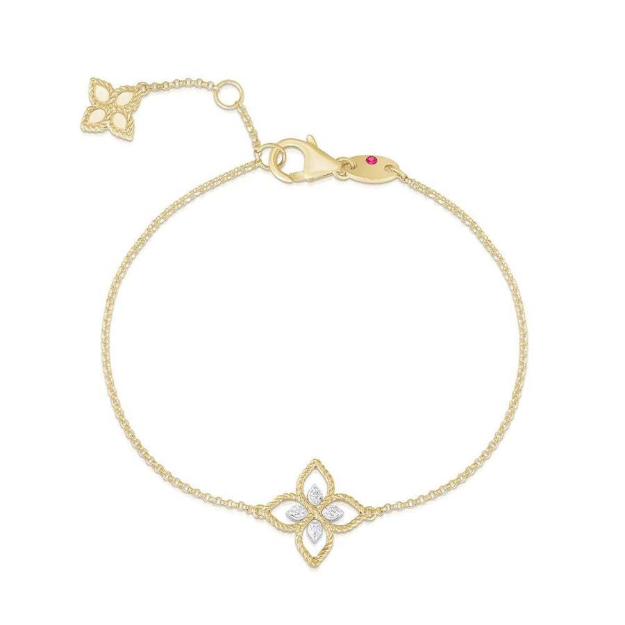 Princess Flower bracelet with diamonds