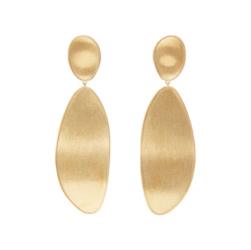 Gold chandelier earrings, large