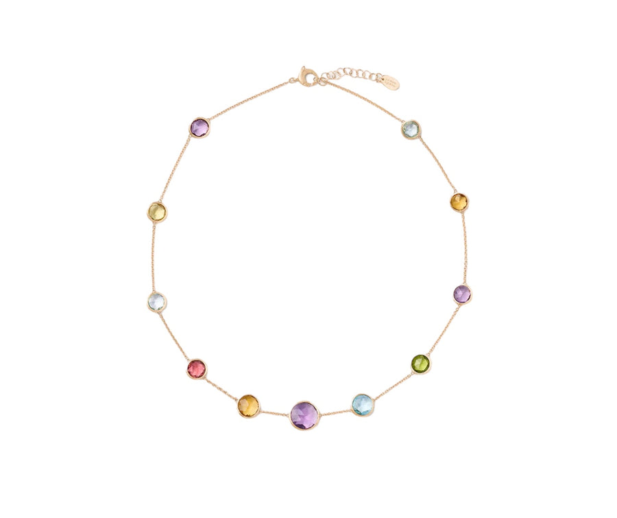 Jaipur Colour necklace with multicolored gemstones
