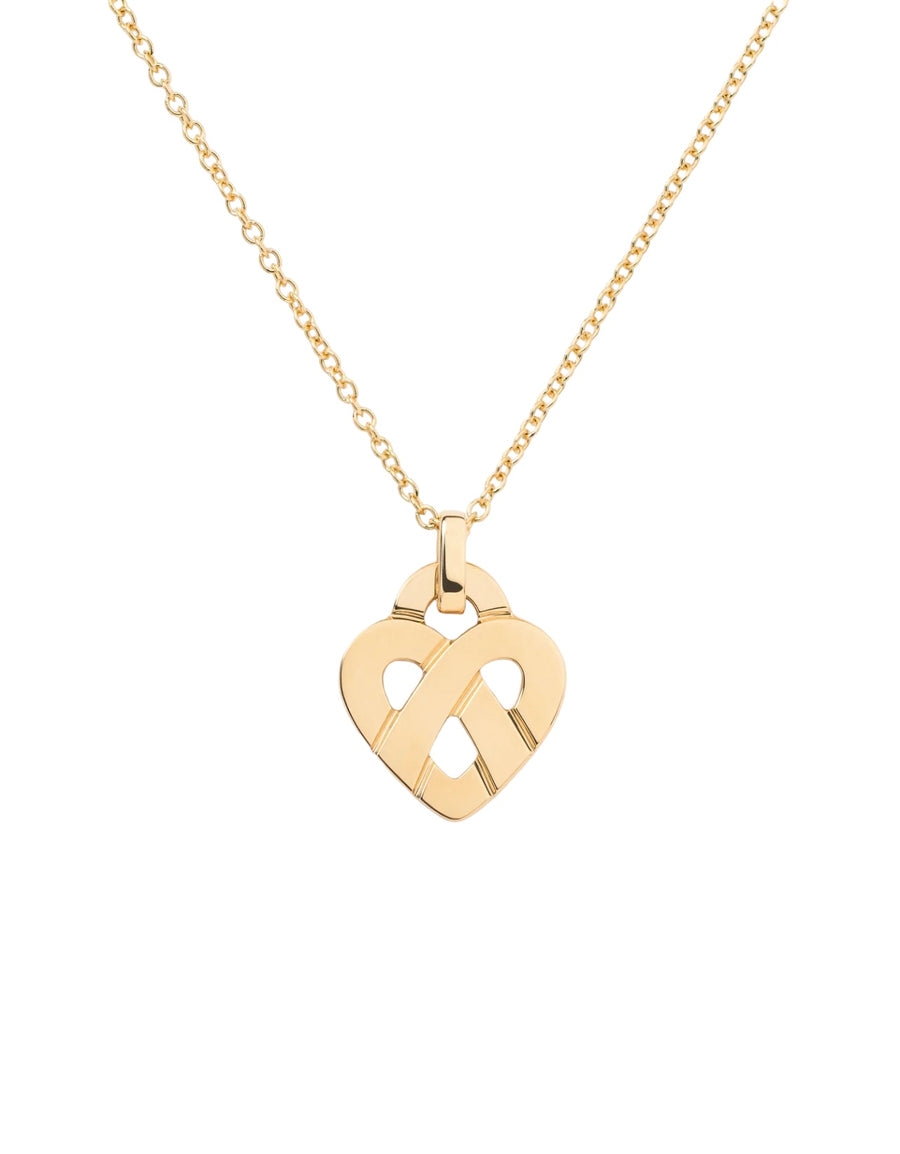 Coeur Entrelacé necklace in yellow gold small model