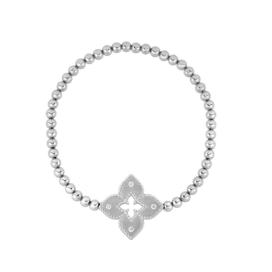 Flexible bracelet with diamonds - Howards Jewelers
