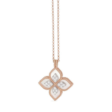 Necklace with diamonds and mother of pearl - Howards Jewelers