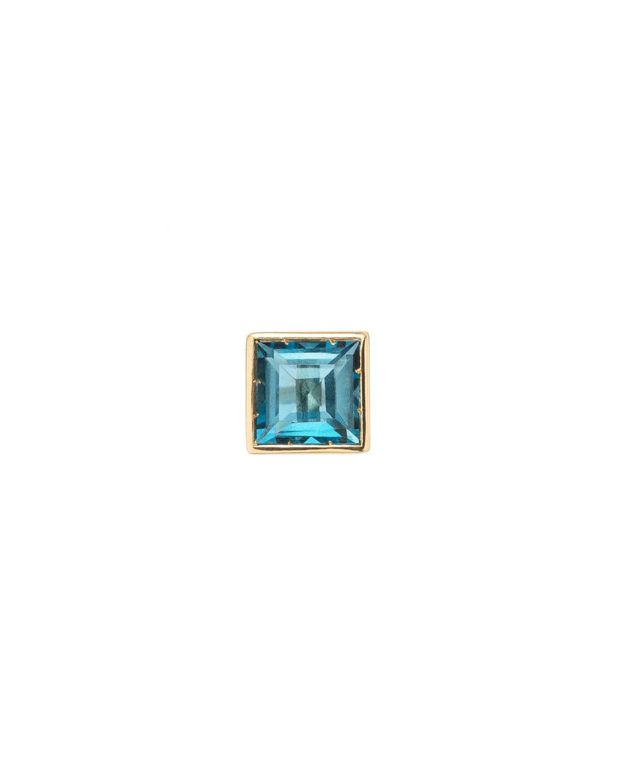 Earring with topaz london blue - Howards Jewelers