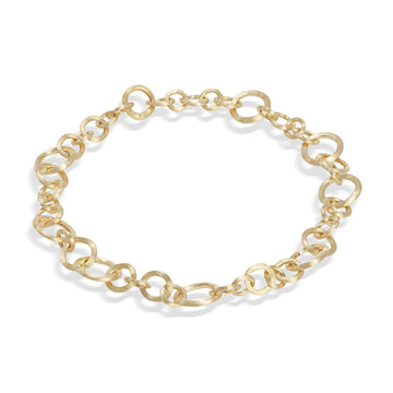 18kt yellow gold link necklace - Howards Jewelers