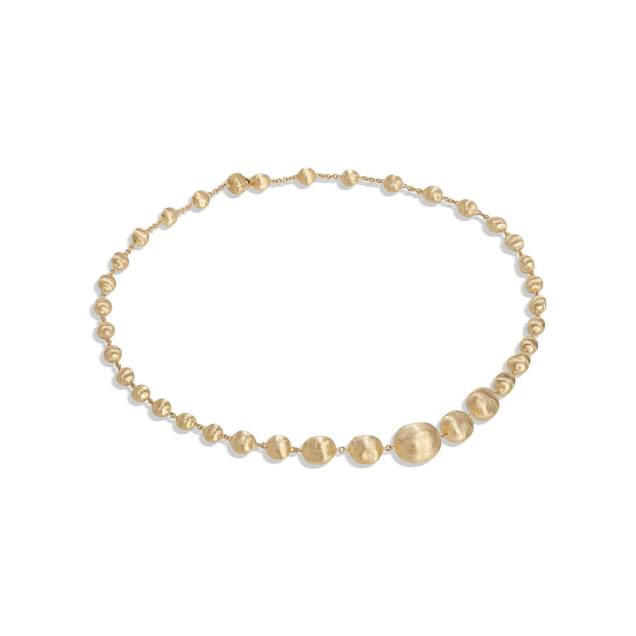18K Yellow gold bead necklace - Howards Jewelers