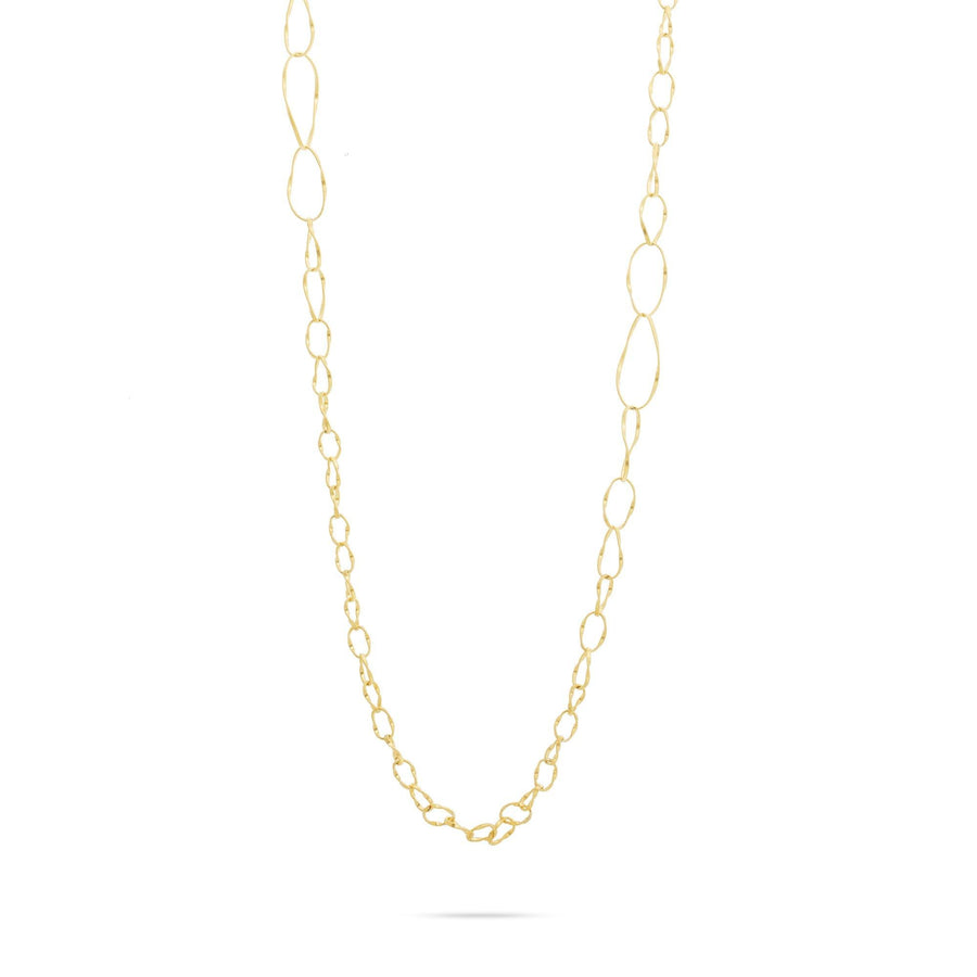 Yellow gold long necklace - Howards Jewelers