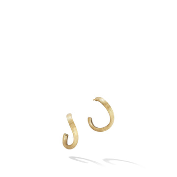 Gold hoop earrings, medium - Howards Jewelers