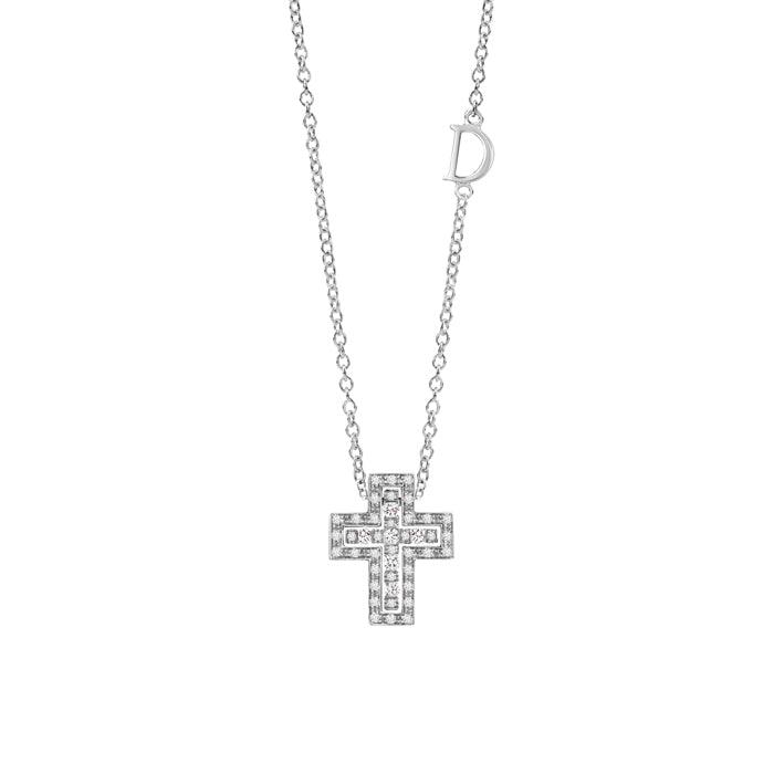 Cross necklace with diamonds - Howards Jewelers